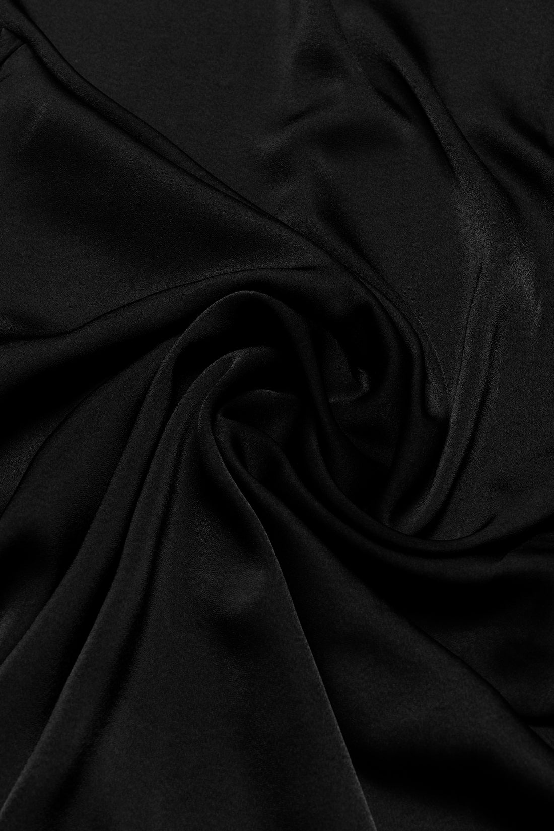 detail photo abaya in the color black